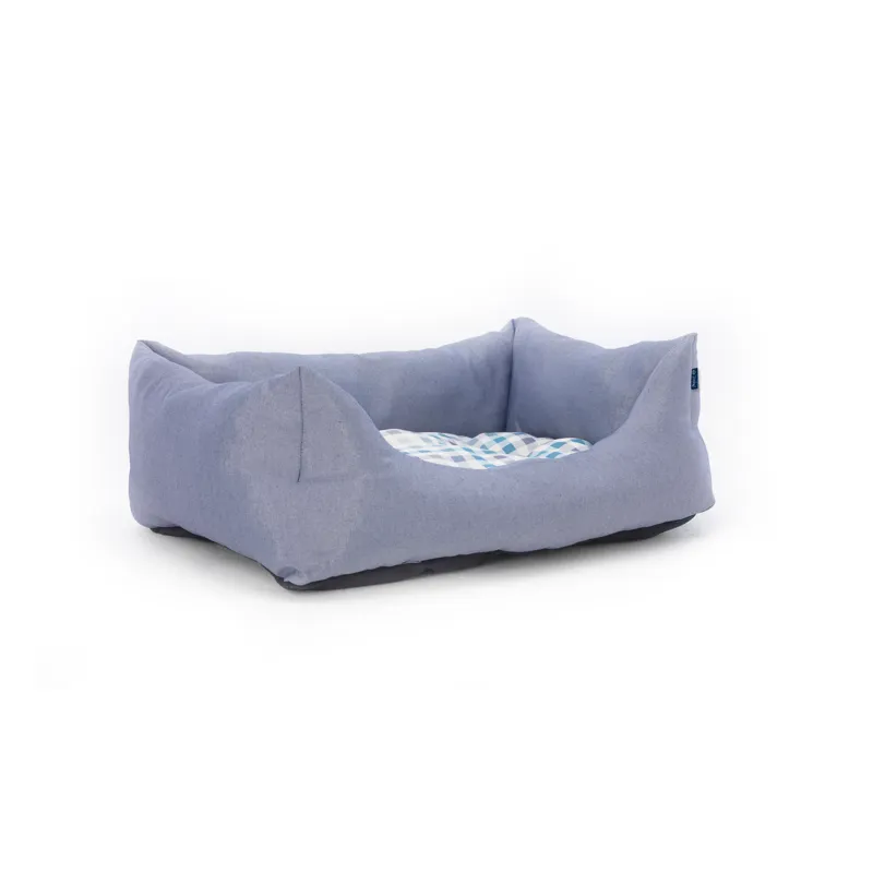 Project Blu Bengal Domino Dog Bed - Xsmall - Blue-4
