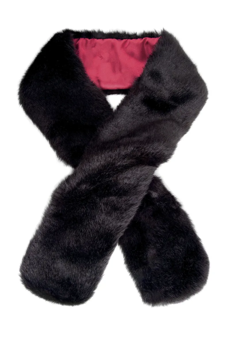 Dubarry Faux Fur Scarf - Black