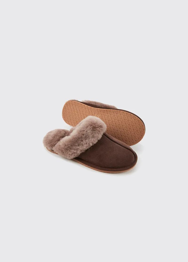 Dubarry Rockmill Slipper - Cigar-1