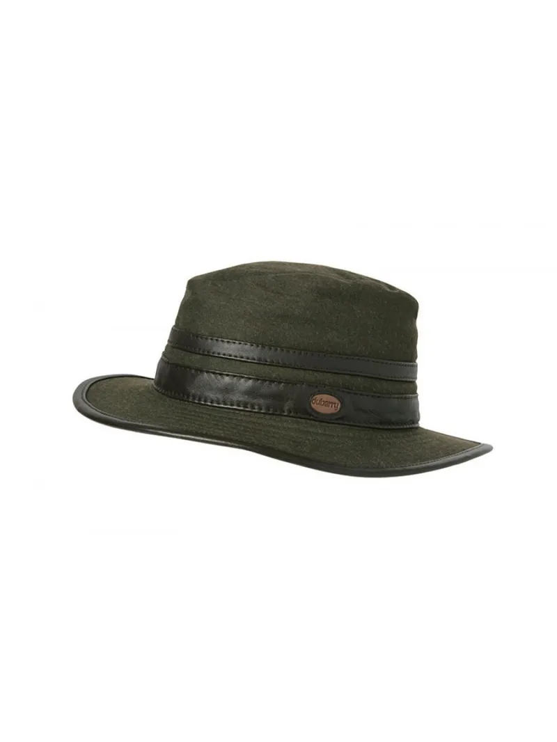 Dubarry Butler Fedora Hat - Dark Olive