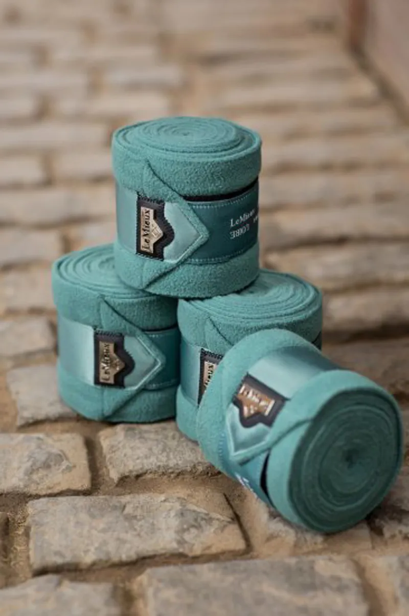 LeMieux Loire Satin Polo Bandages - Sage-3