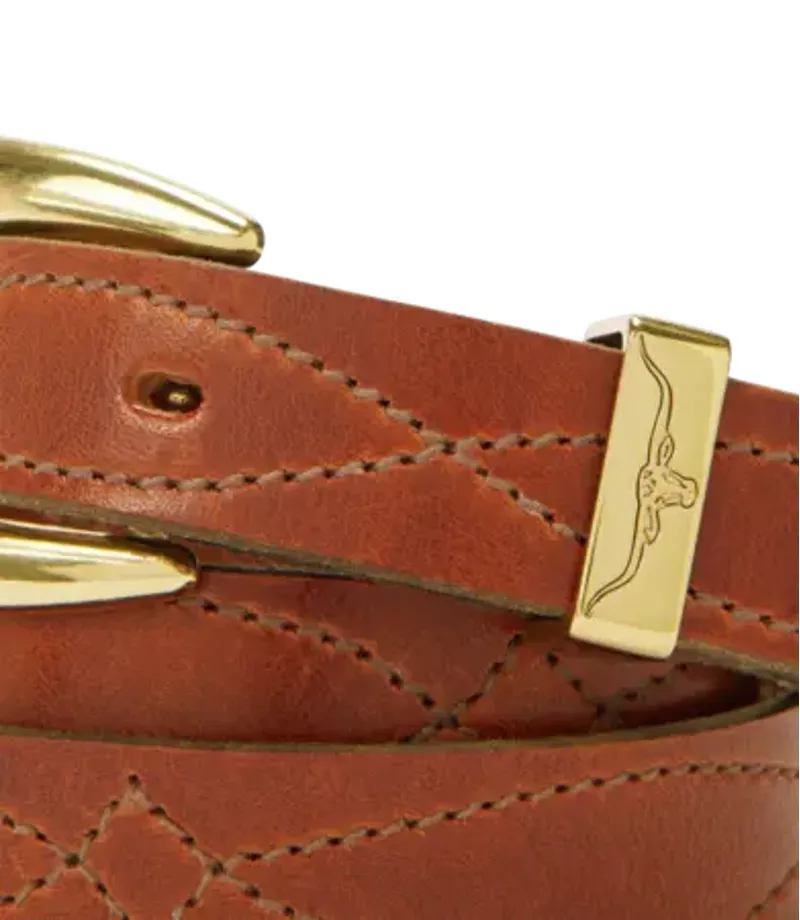 RMW Cate Stitched Belt - Tan-4