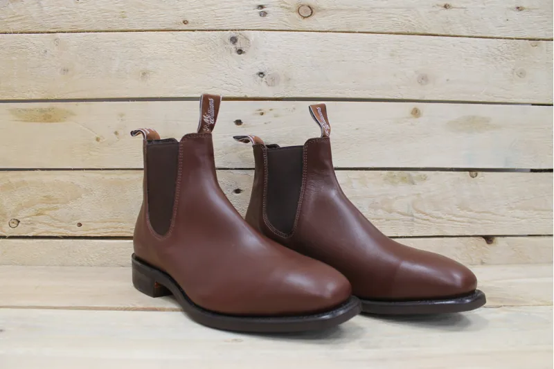 R.M.Williams Comfort Craftsman Boots - Rubber Sole - Tanbark - G