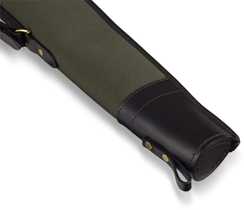 Croots Rosedale Canvas Shotgun Slip Flap And Zip - Loden Green-2
