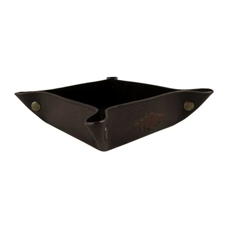 Pampeano Charola Coin Tray - Brown/ Brown