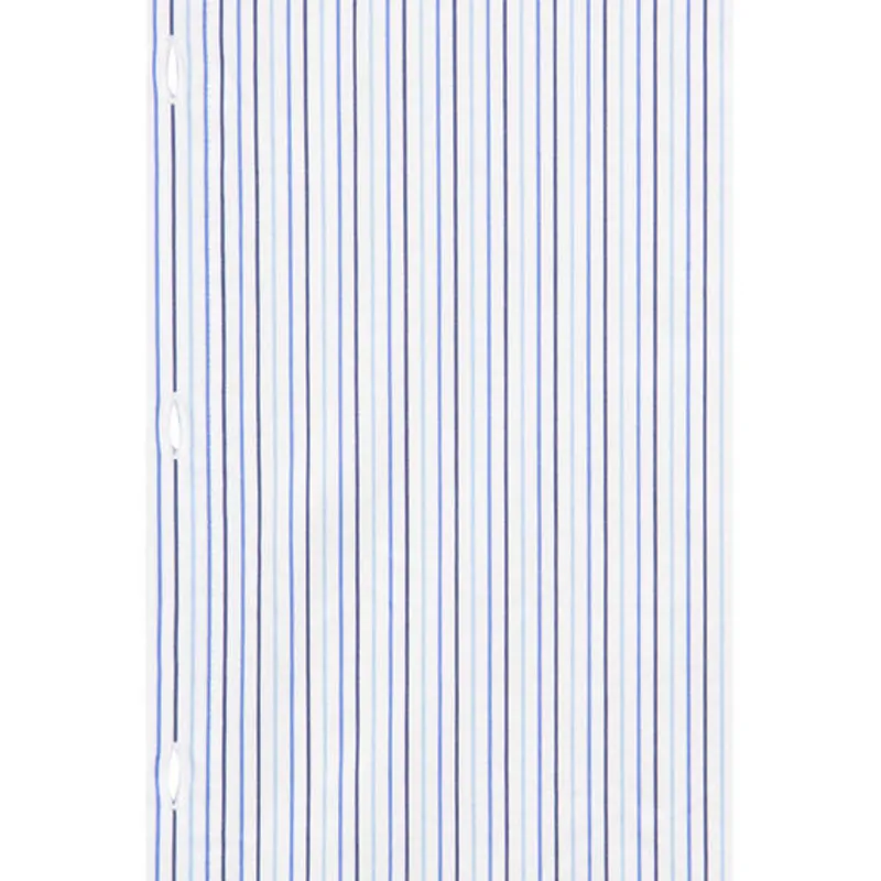 R.M.Williams Collins Shirt - White/Navy/Blue Poplin Stripe-5