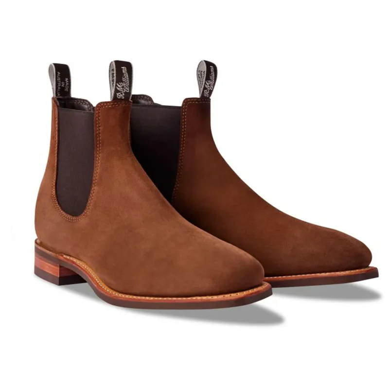 RMW Comfort Craftsman Boot - Brown Suede