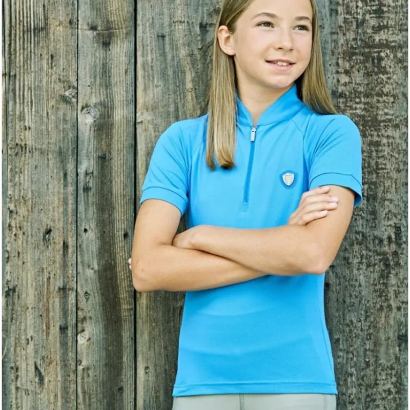 Covalliero Junior Polo Shirt - Aqua-1