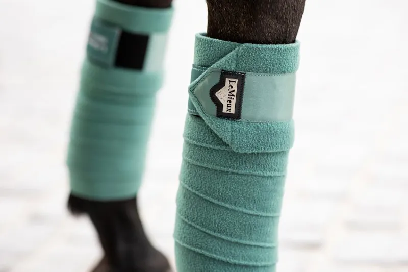 LeMieux Loire Satin Polo Bandages - Sage-4