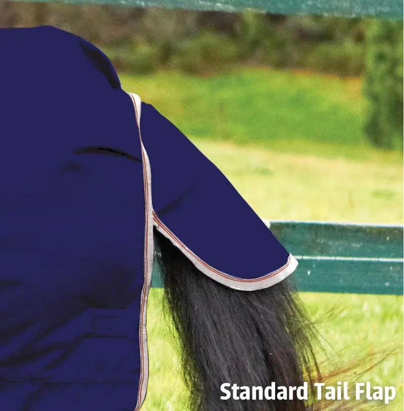 Weatherbeeta Comfitec Essential Dtach Neck Med. Navy/Silver/ Red-2