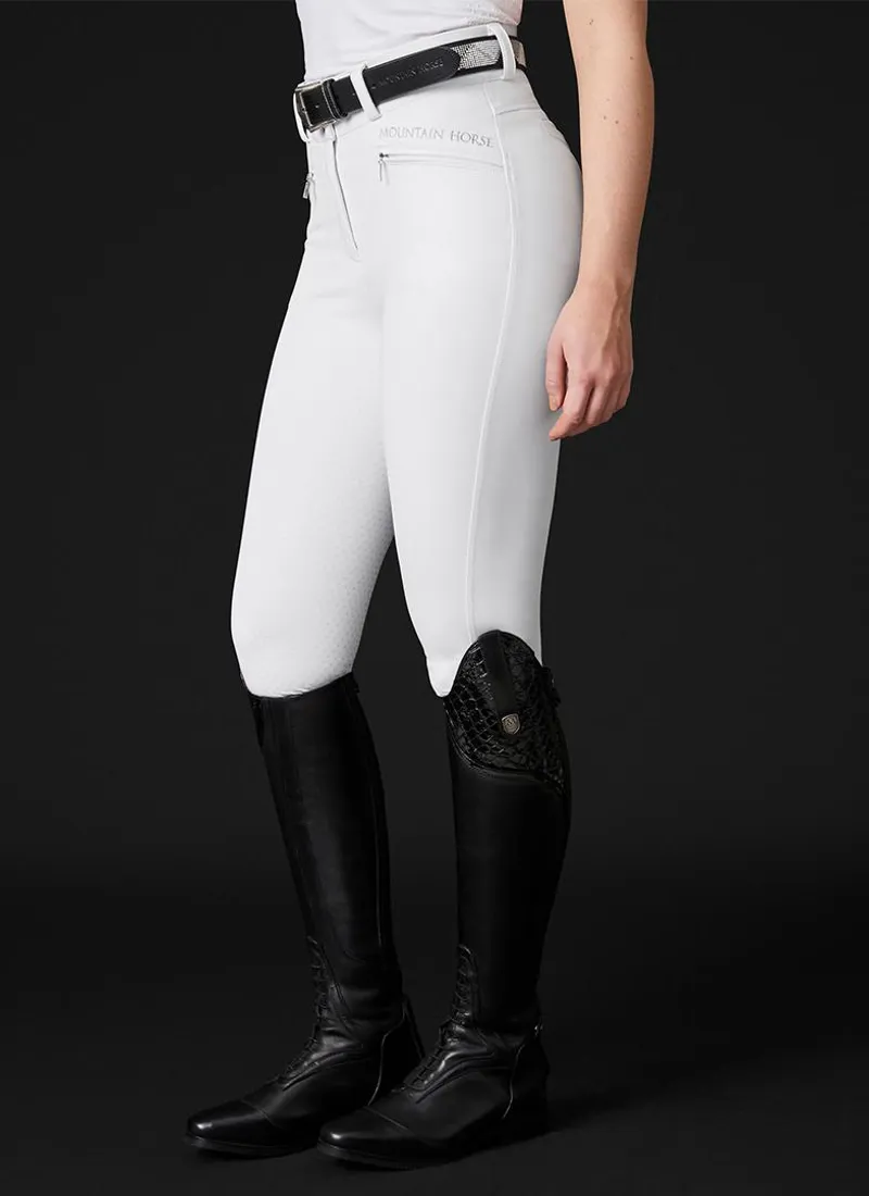 Mountain Horse Diana Full Seat Breeches - White-1