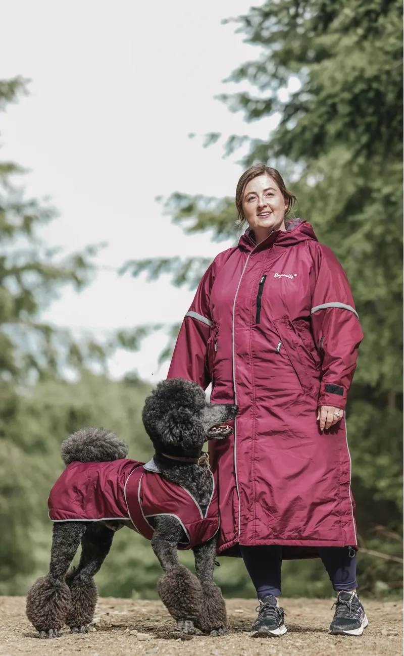 Drywalks Unisex Waterproof All Seasons Coat Plum/ Plum