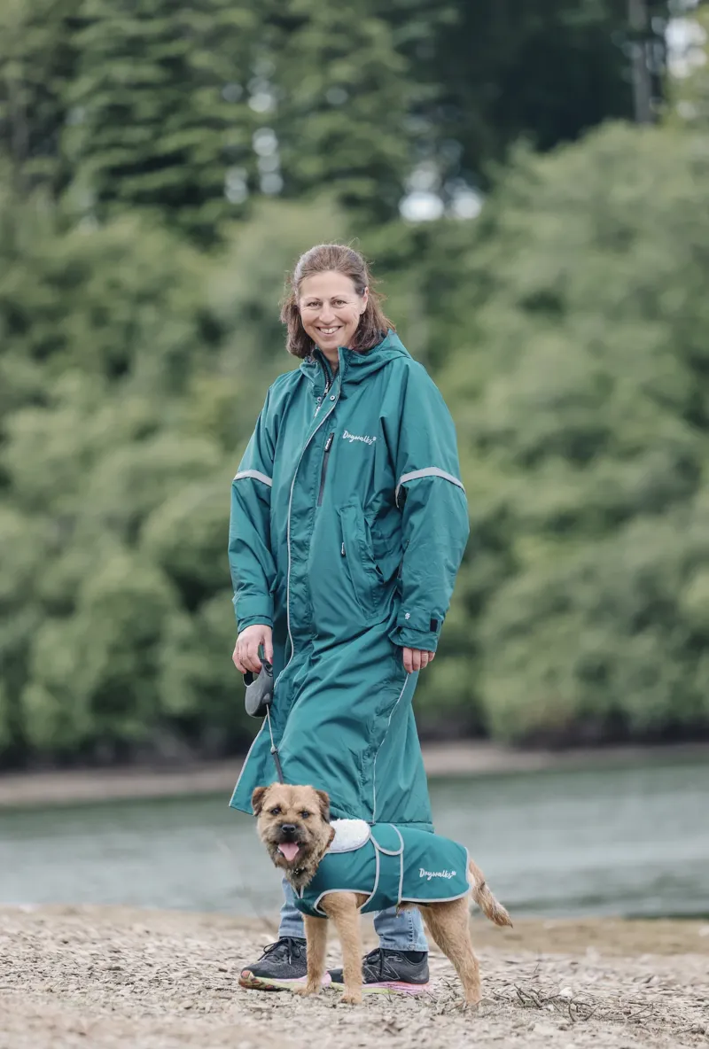 Drywalks Unisex Waterproof All Seasons Coat Teal/ Teal