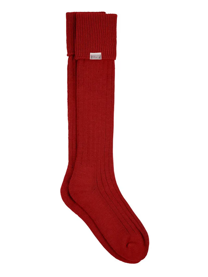 Dubarry Alpaca Sock - Cardinal