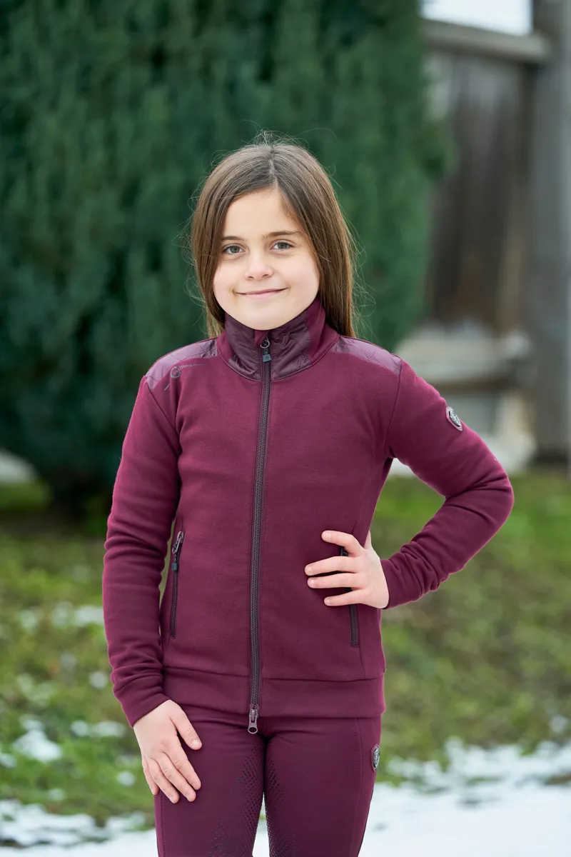 Covalliero Junior Sweat Jacket - Aubergine-4
