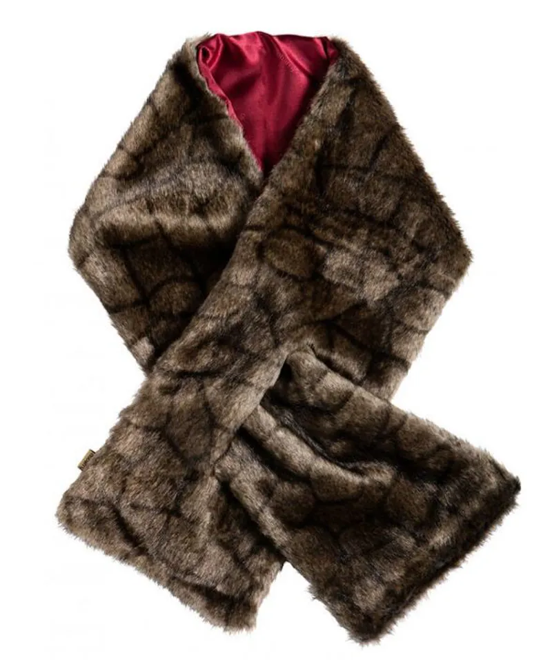 Dubarry Altamont Faux Fur Wrap - Elk