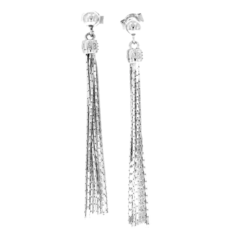 Falabella Horse Tail Earrings - Sterling Silver