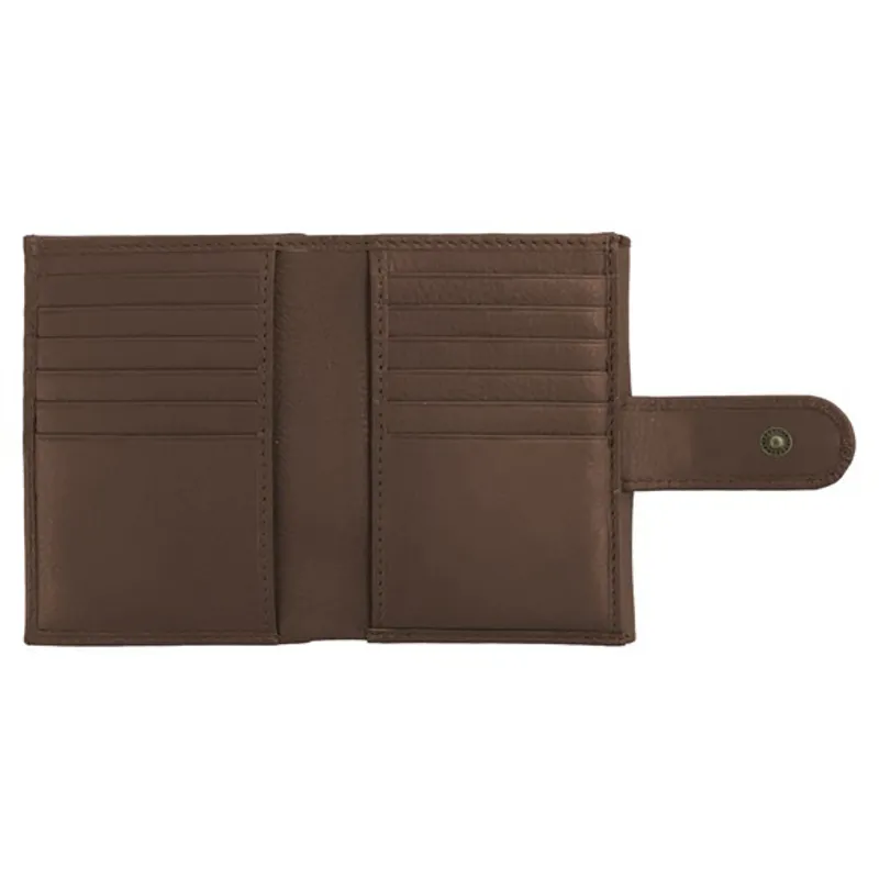 Pampeano Exito Bifold Purse - Brown/ Cream-1