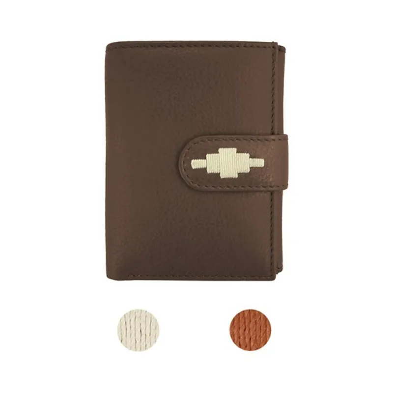 Pampeano Exito Bifold Purse - Brown/ Cream