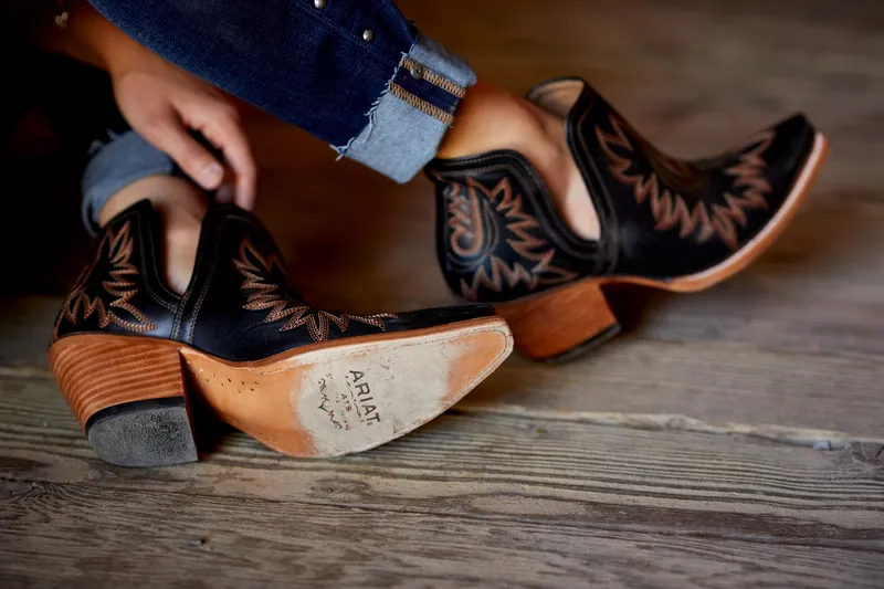 Ariat Dixon Western Boot - Weathered Brown-4