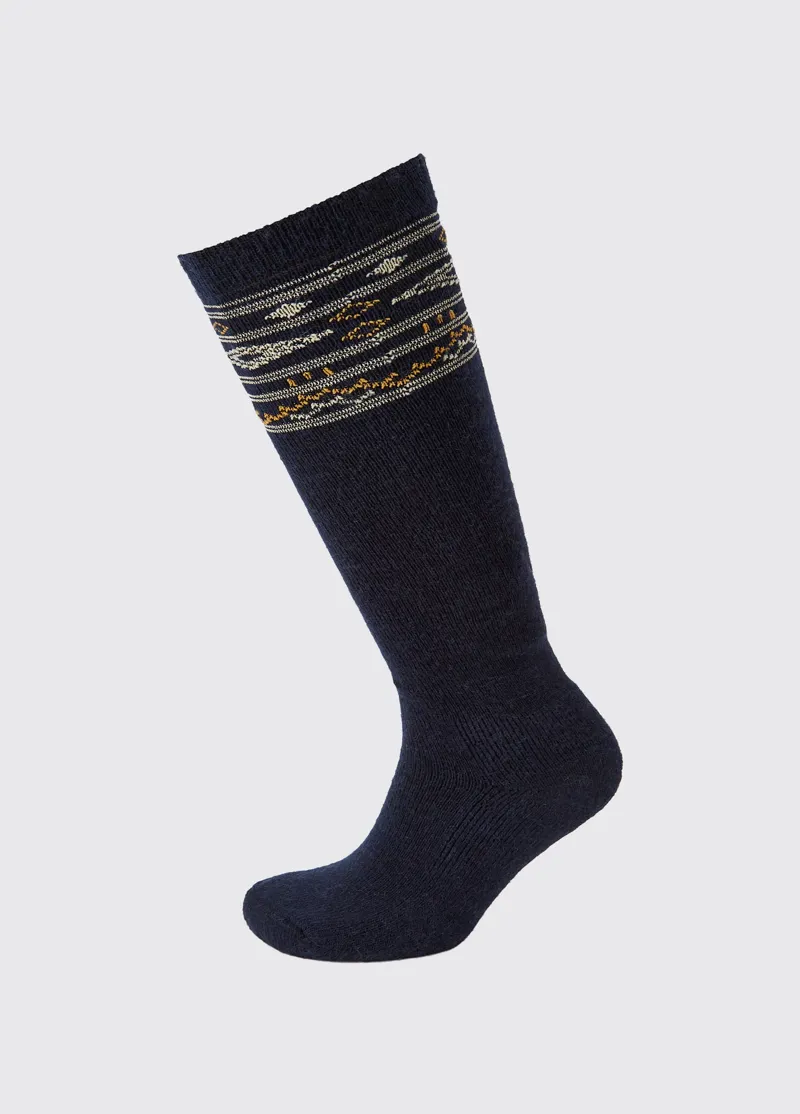 Dubarry Rolestown Socks - Navy-1