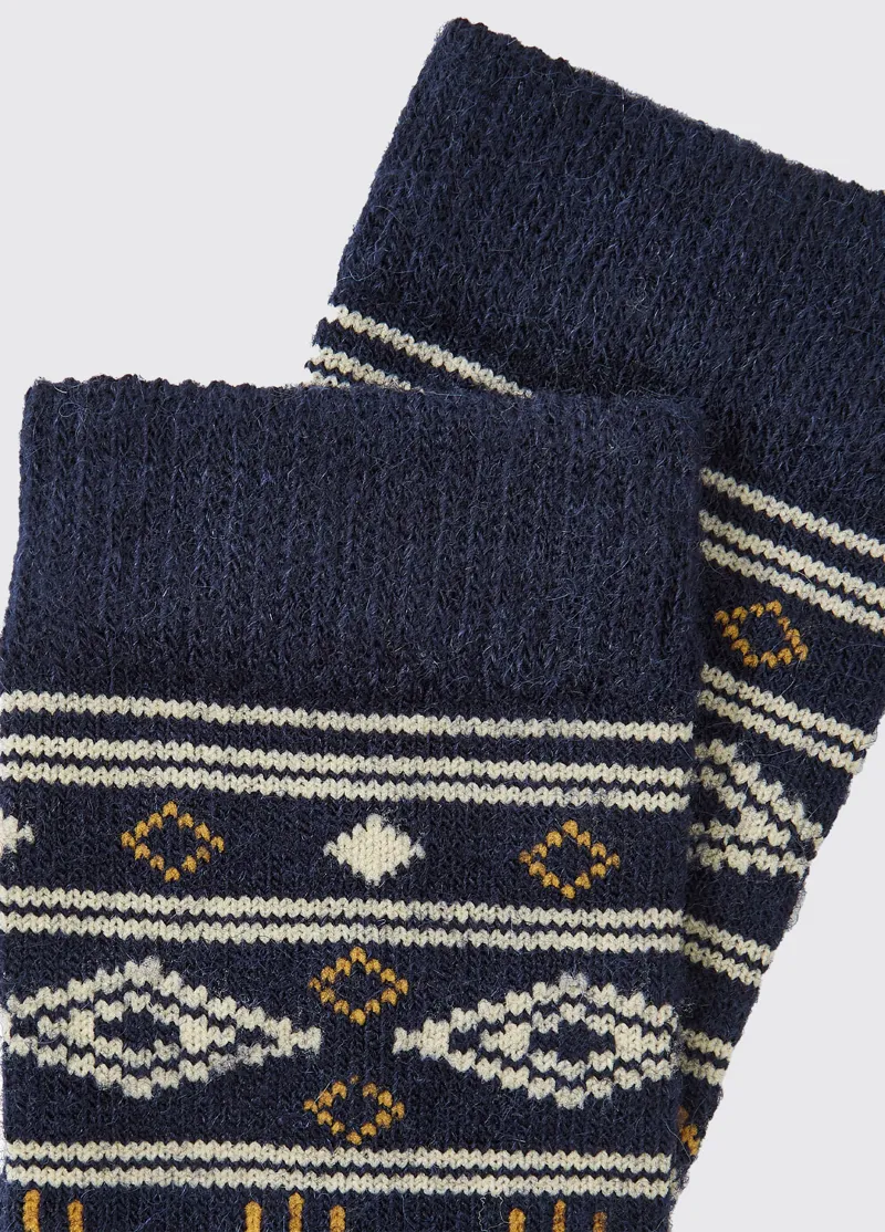 Dubarry Rolestown Socks - Navy-2