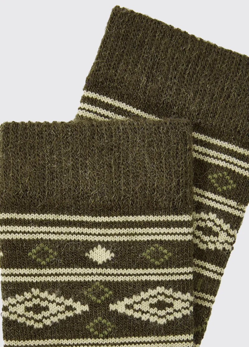 Dubarry Rolestown Socks - Olive-3
