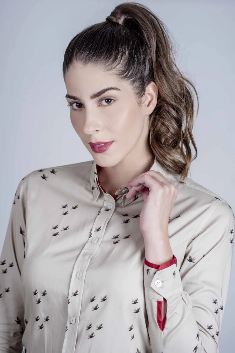 Hartwell Layla Ladies Shirt - Flying Grouse-2