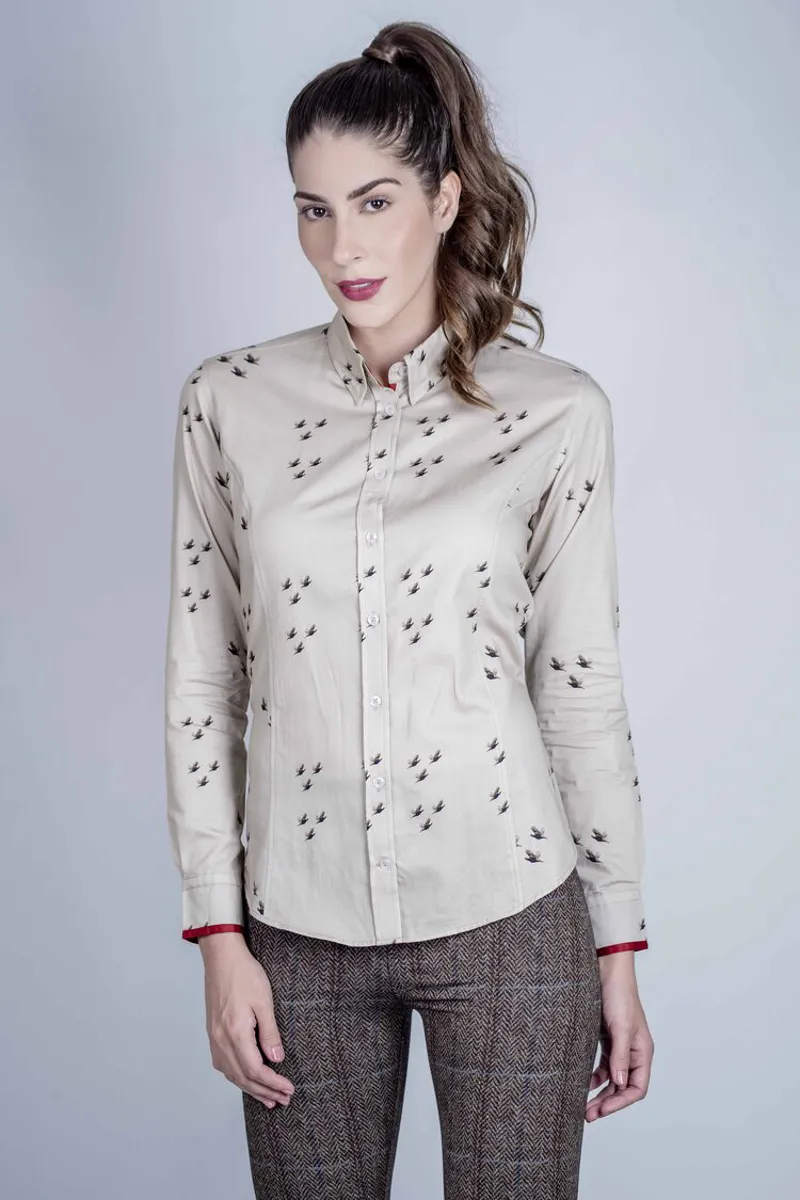 Hartwell Layla Ladies Shirt - Flying Grouse-1
