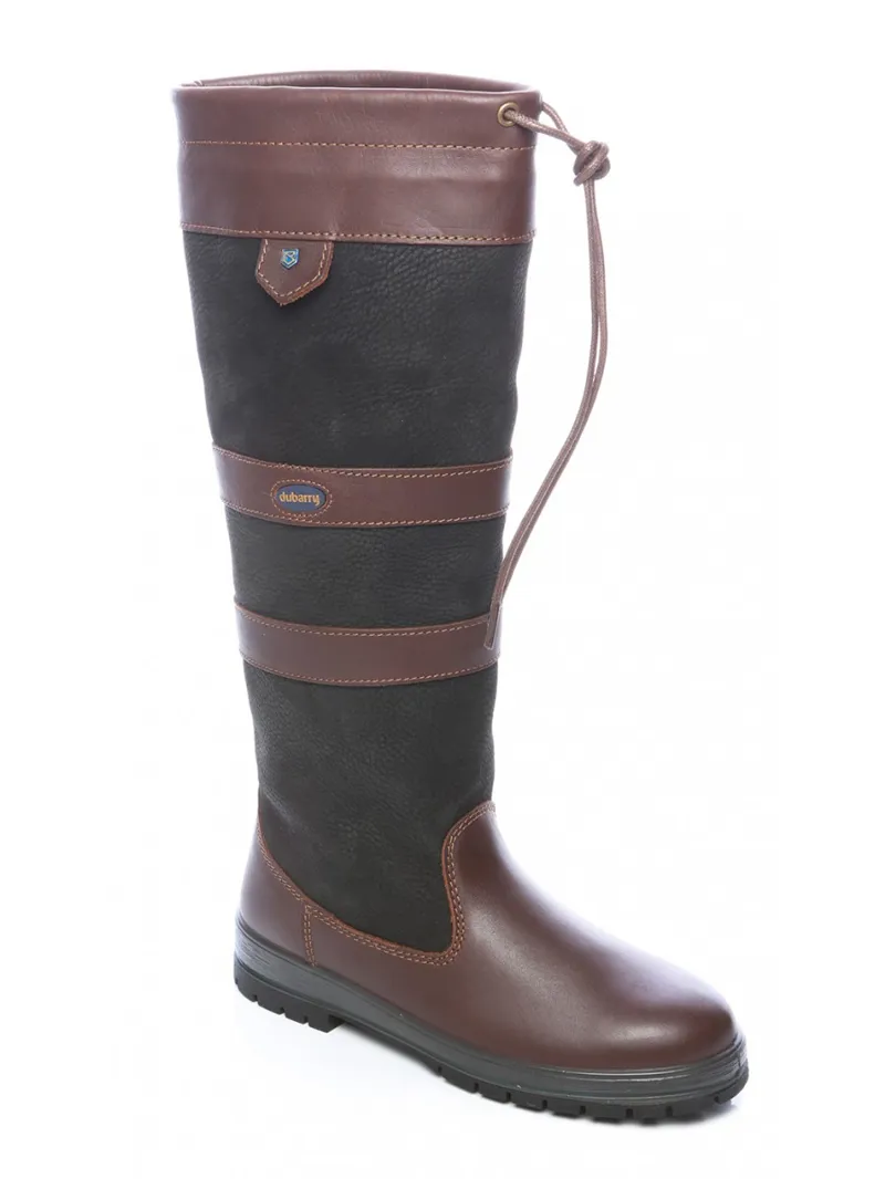 Dubarry Galway Extra Fit Country Boot - Black/Brown