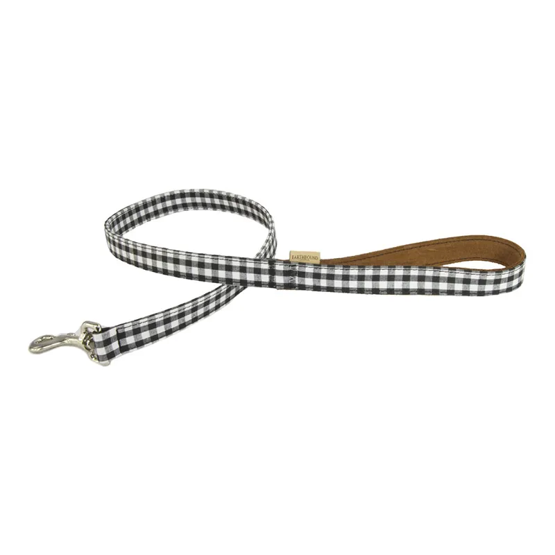 Earthbound Gingham Dog Lead - Large