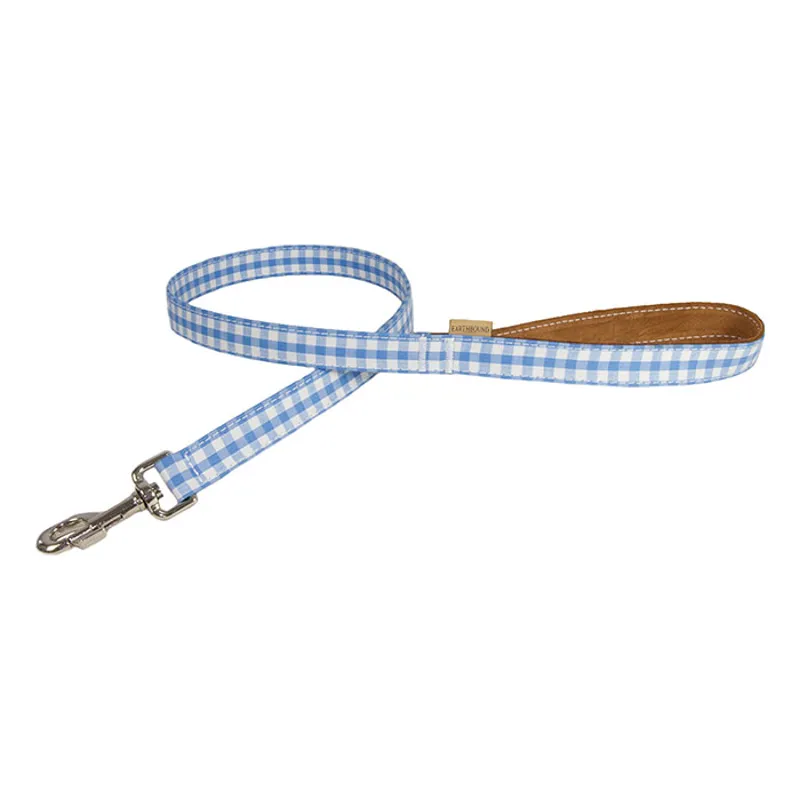 Earthbound Gingham Dog Lead - Large-1