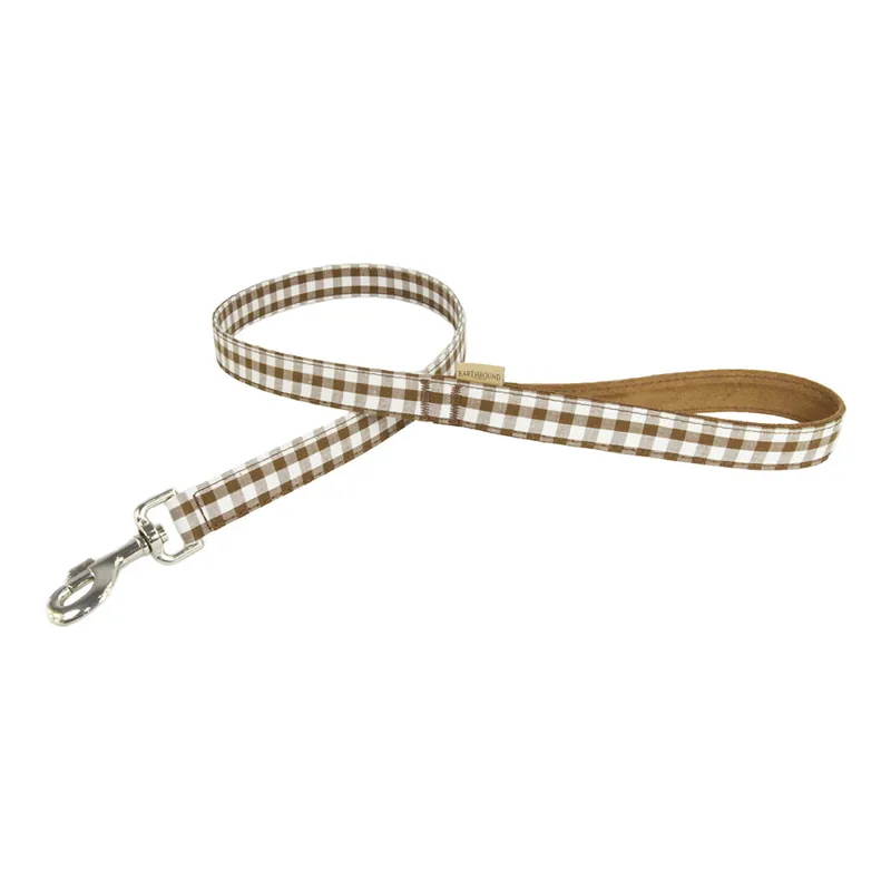 Earthbound Gingham Dog Lead - Large-2