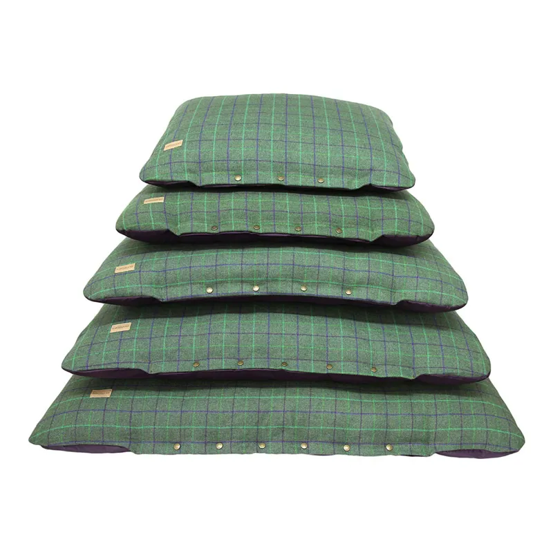 Earthbound Flat Dog Cushion Tweed X- Small-6