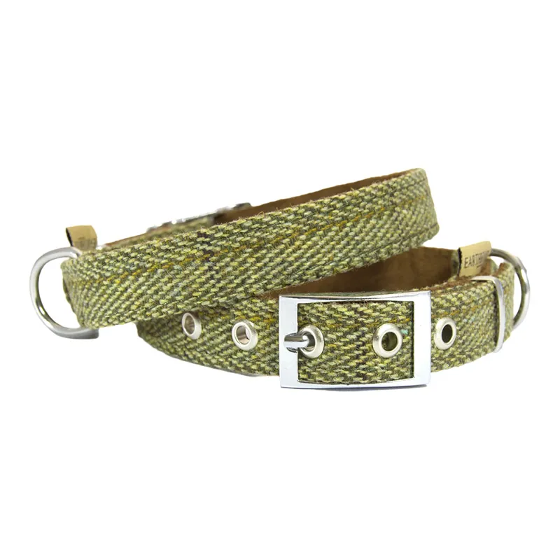 Earthbound Tweed Dog Collar - Small-3