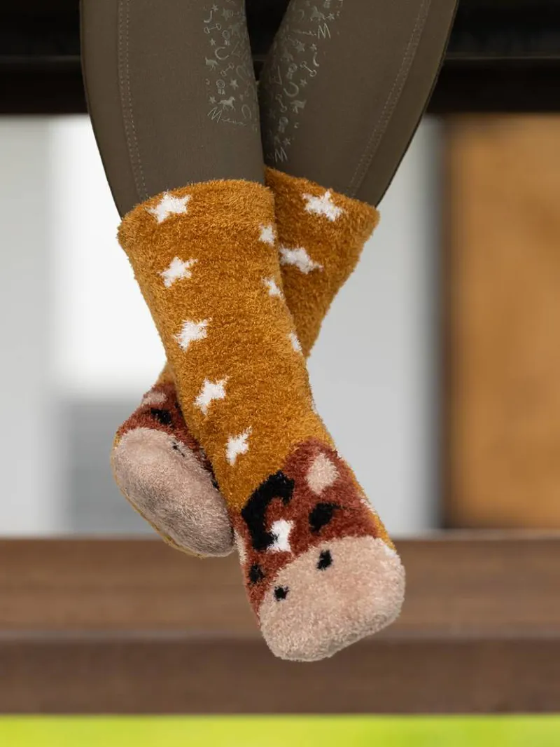 Lemieux Mini Fluffy Character Socks - Chancer