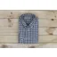 RMW Collins Gents Shirt Regular Fit - Navy/White/Brown