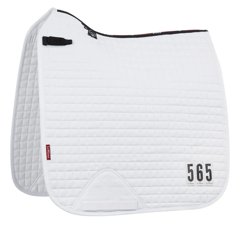 LeMieux Pro Sport Competition Dressage Square - White