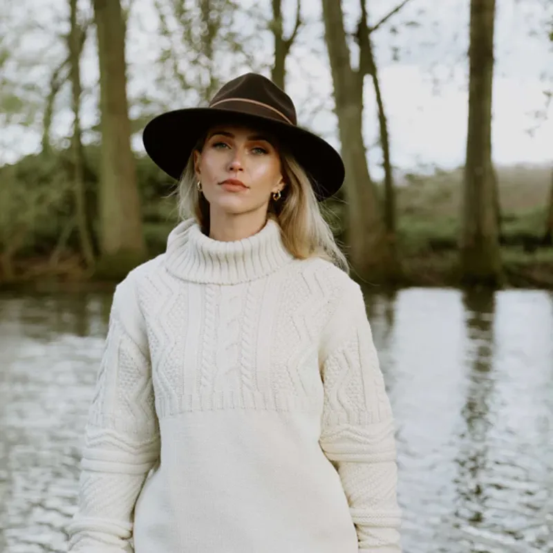 Hicks and Brown Oxley Fedora - Brown