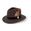 Hicks and Brown Chelsworth Fedora - Brown