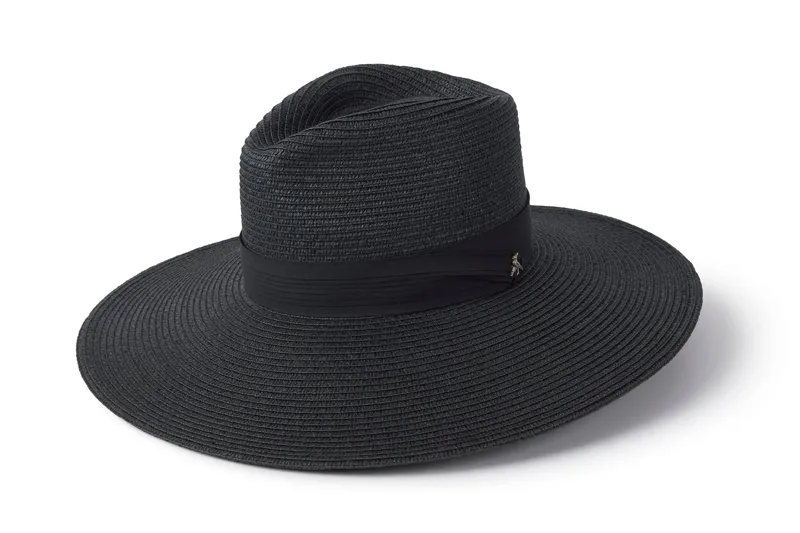 Hicks and Brown Gazeley Fedora - Black-1