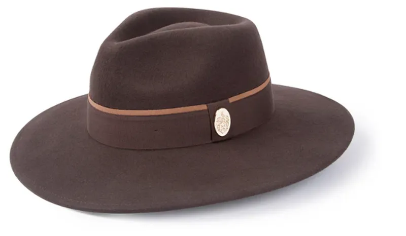Hicks and Brown Oxley Fedora - Brown-1