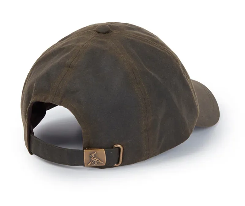 Hicks and Brown Wax Baseball Cap - Olive-2