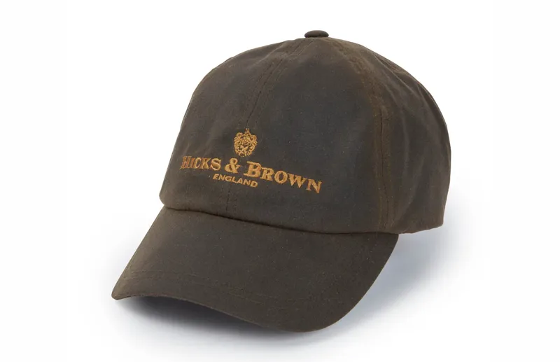 Hicks and Brown Wax Baseball Cap - Olive