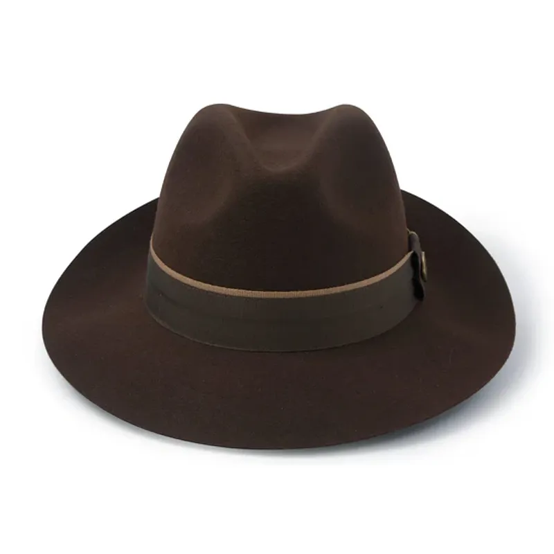 Hicks and Brown Wingfield Trilby - Brown-2