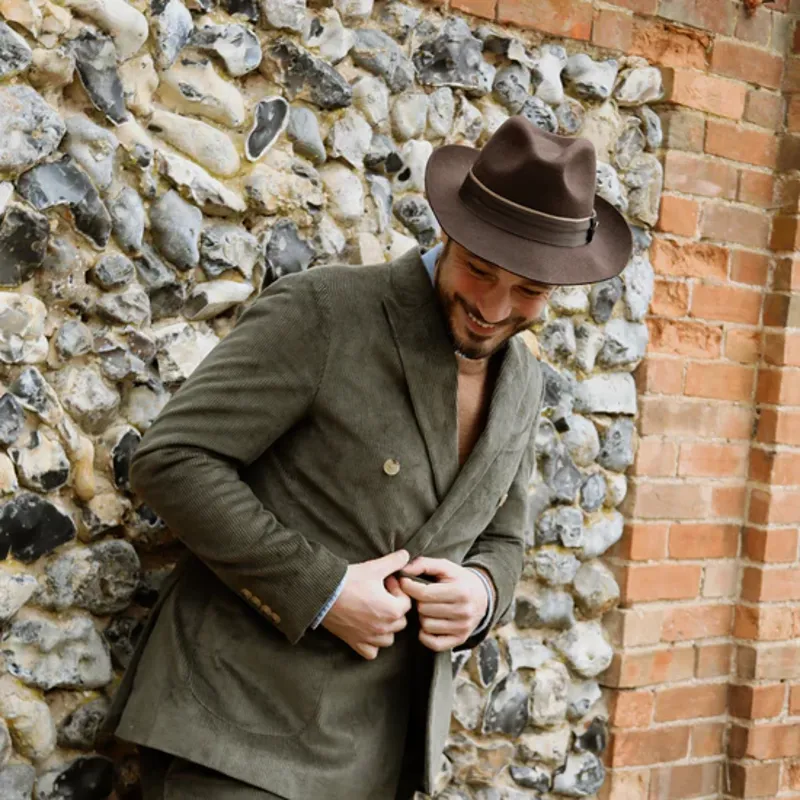 Hicks and Brown Wingfield Trilby - Brown