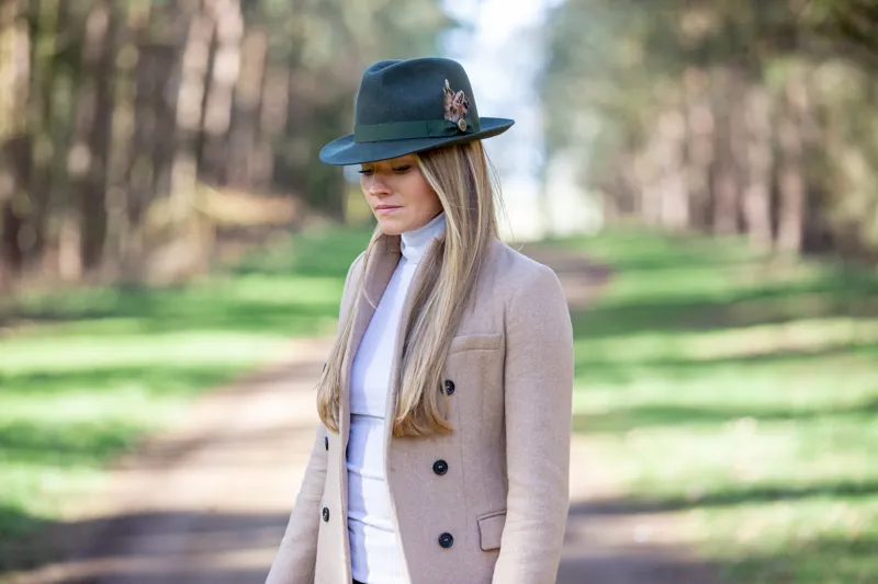 Hicks and Brown Chelsworth Fedora - Green-6