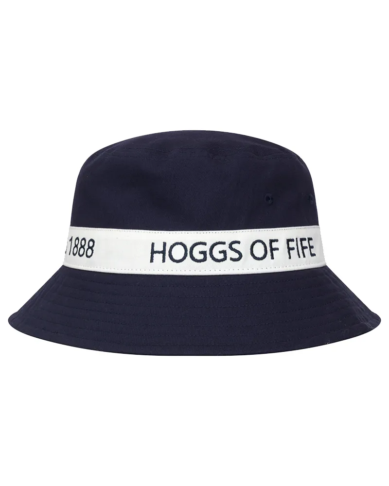 Hoggs Of Fife Dumfries 1888 Bucket Hat - Navy/ White-1