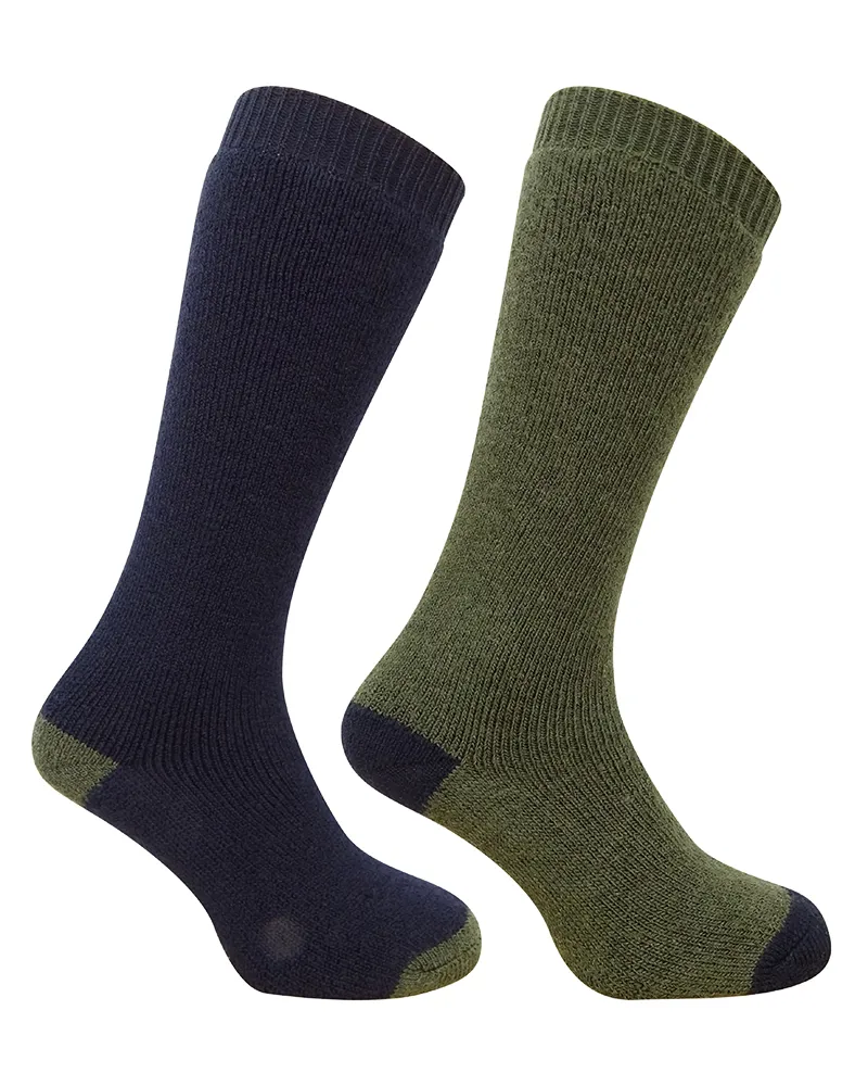Hoggs Of Fife 1903 Country Long Sock Dark - Green/Navy