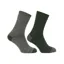 Hoggs Of Fife Country Short Sock Twin Pack - Tweed/ Loden